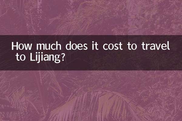 Combien coûte un voyage à Lijiang?