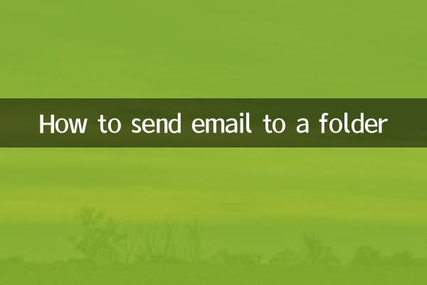 So senden Sie eine E-Mail an einen Ordner