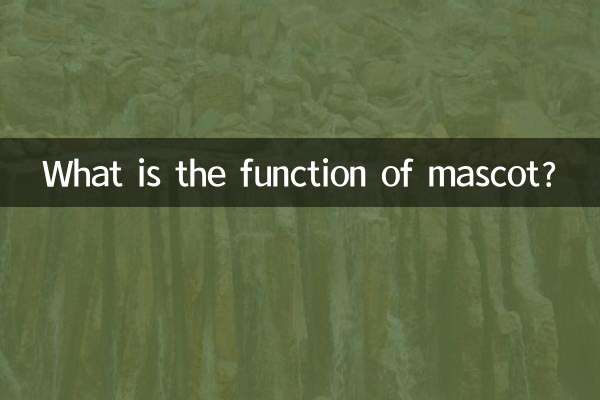 Qual è la funzione della mascotte?
