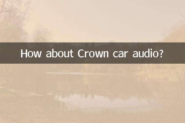 क्राउन कार ऑडियो के बारे में क्या ख्याल है?