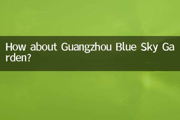 Che ne dici del Guangzhou Blue Sky Garden?