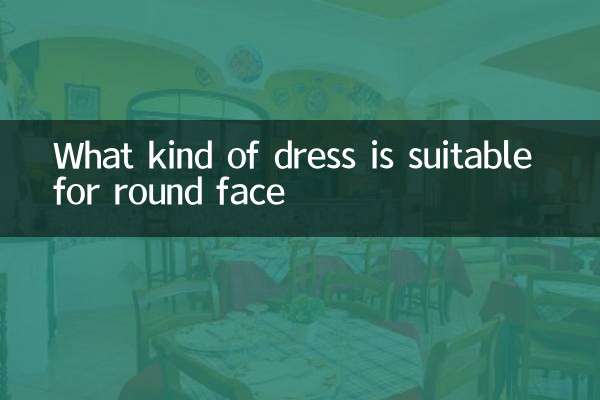 ¿Qué tipo de vestido es adecuado para cara redonda?