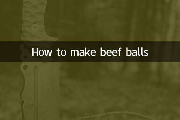 گائے کے گوشت کی گیندیں کیسے بنائیں