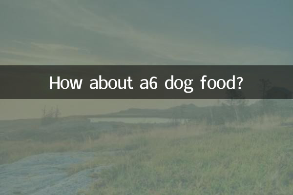 a6狗糧怎麼樣