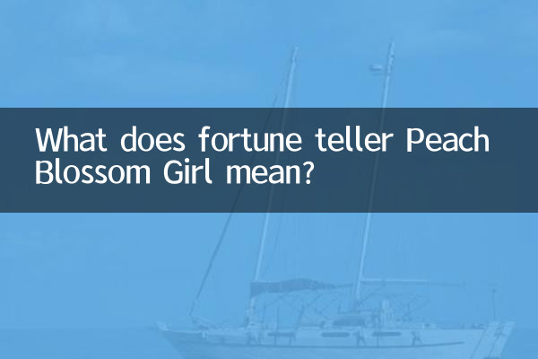 점쟁이 복숭아꽃소녀은 무슨 뜻인가요?