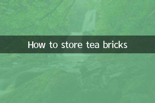 Come conservare i mattoncini di tè