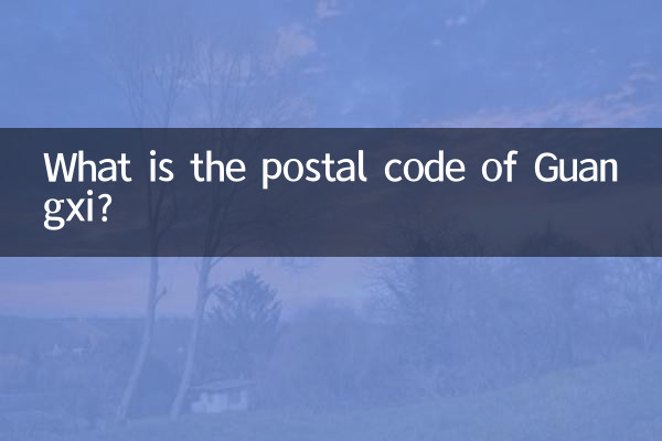 What is the postal code of Guangxi?