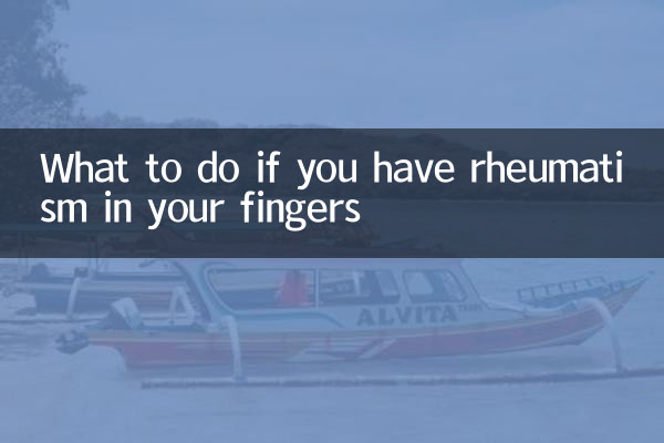 What to do if you have rheumatism in your fingers