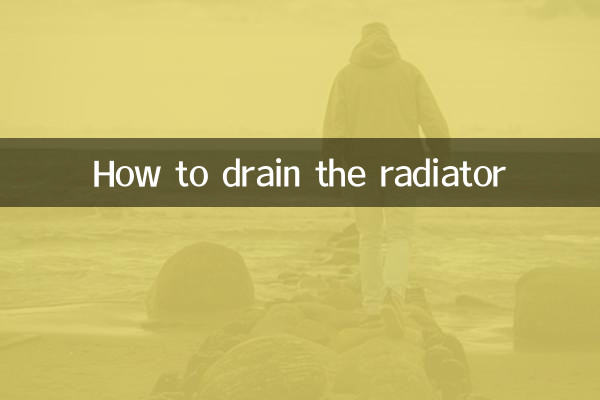 Como drenar o radiador