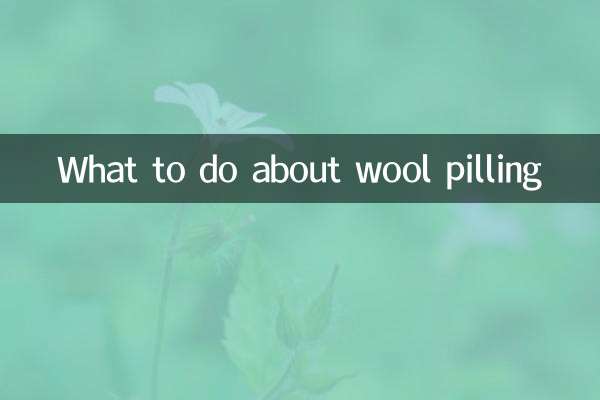Was tun gegen Wollpilling?