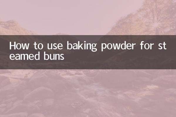 So verwenden Sie Backpulver für Dampfbrötchen