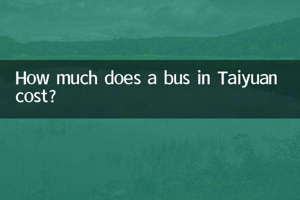 Wie viel kostet ein Bus in Taiyuan?