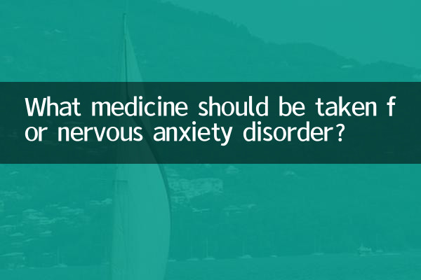 Welche Medikamente sollten bei einer nervösen Angststörung eingenommen werden?