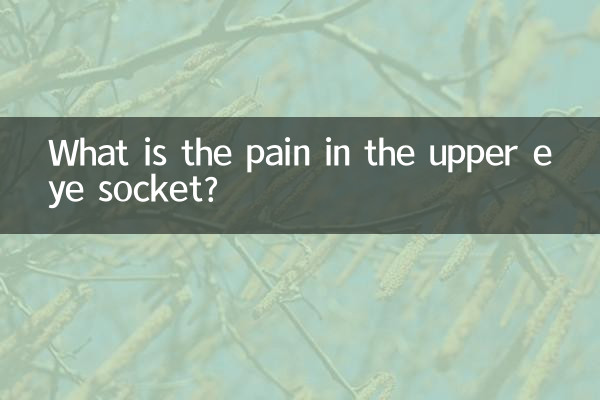 Was sind die Schmerzen in der oberen Augenhöhle?