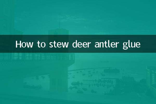 Comment faire mijoter de la colle de bois de cerf