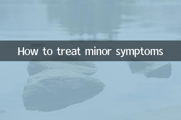 So behandeln Sie kleinere Symptome