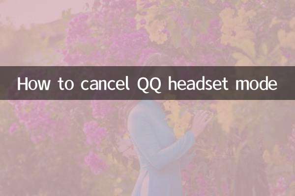 Cómo cancelar el modo de auriculares QQ