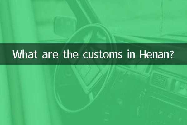 ¿Cuáles son las costumbres en Henan?