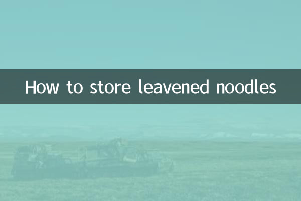 Come conservare le tagliatelle lievitate