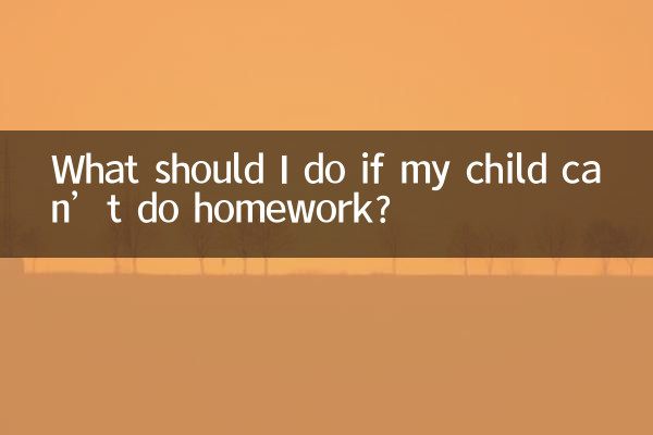 Was soll ich tun, wenn mein Kind seine Hausaufgaben nicht machen kann?