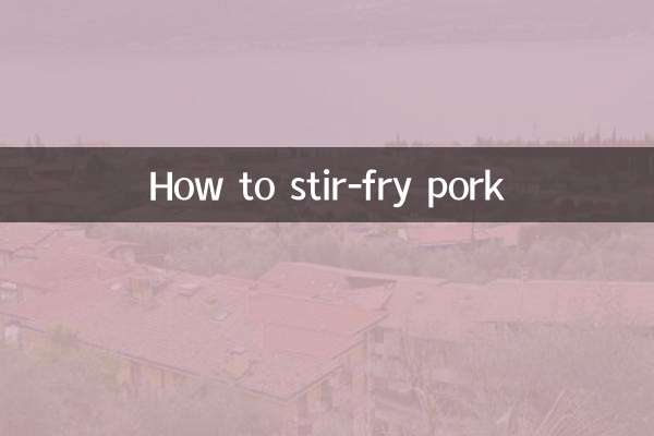 Как пожарить свинину