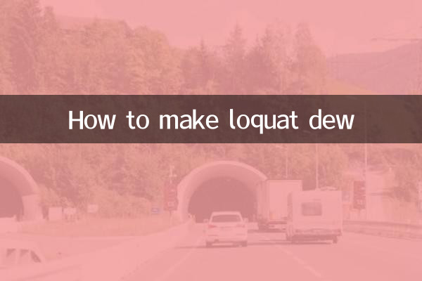 Come preparare la rugiada di nespola