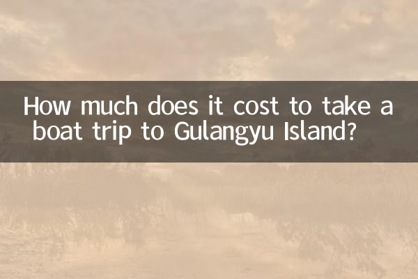 Quanto costa fare una gita in barca all'isola di Gulangyu?