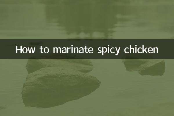Wie man scharfes Hühnchen mariniert