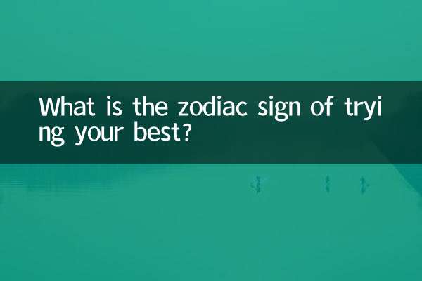 Qual è il segno zodiacale del dare il massimo?