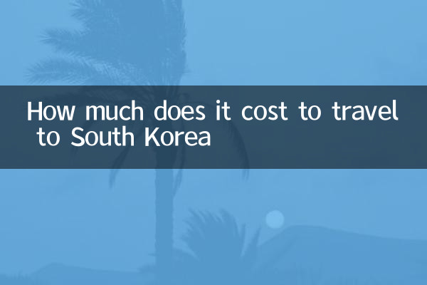 جنوبی کوریا کا سفر کرنے میں کتنا خرچ آتا ہے