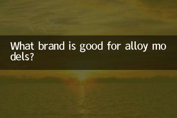 ¿Qué marca es buena para los modelos de aleación?