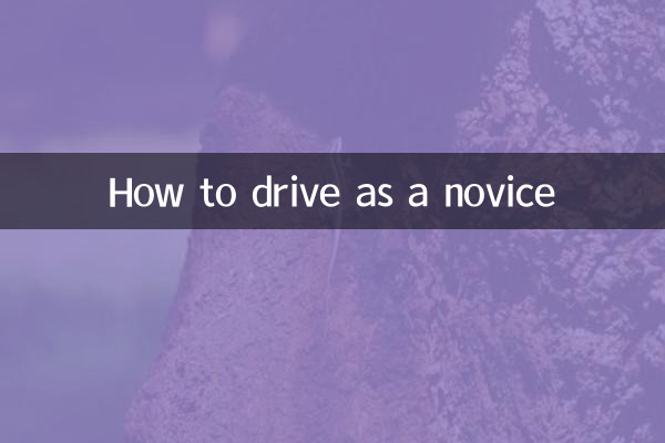 Wie man als Anfänger Auto fährt