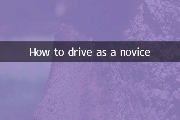 Wie man als Anfänger Auto fährt