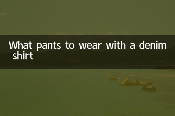 Qué pantalones usar con una camisa de mezclilla