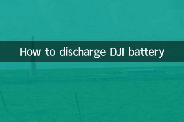 Como descarregar bateria de DJI