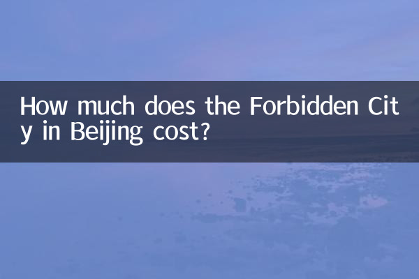 बीजिंग में फॉरबिडन सिटी की लागत कितनी है?