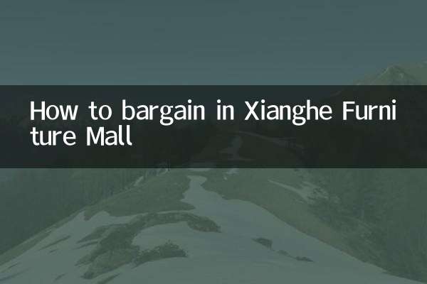 Cómo negociar en el centro comercial Xianghe Furniture