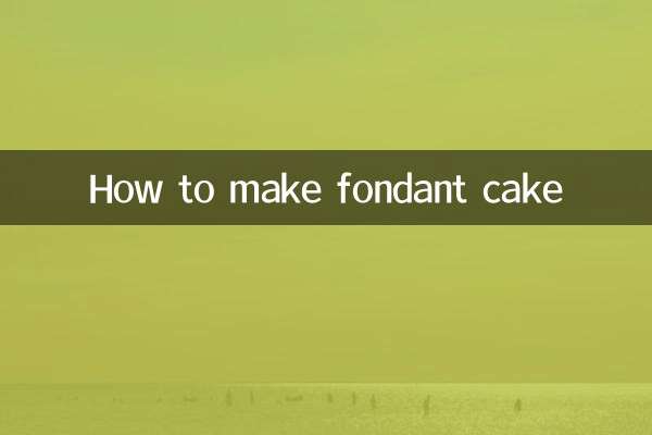 Wie man Fondantkuchen macht