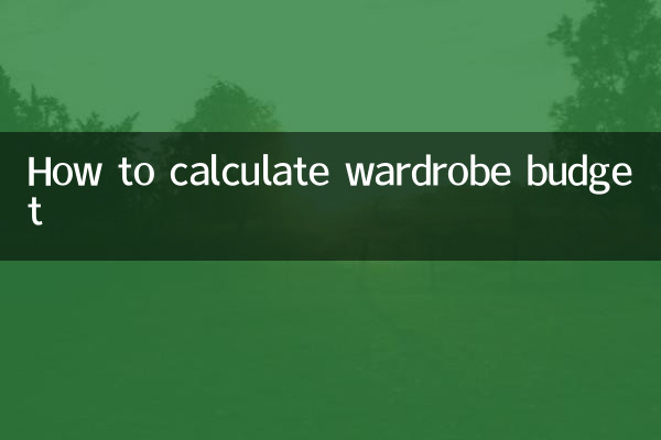Como calcular o orçamento do guarda-roupa
