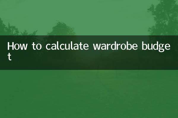 Como calcular o orçamento do guarda-roupa