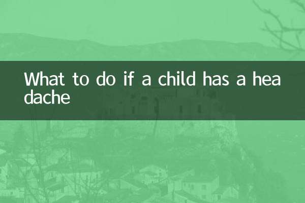 Qué hacer si un niño tiene dolor de cabeza