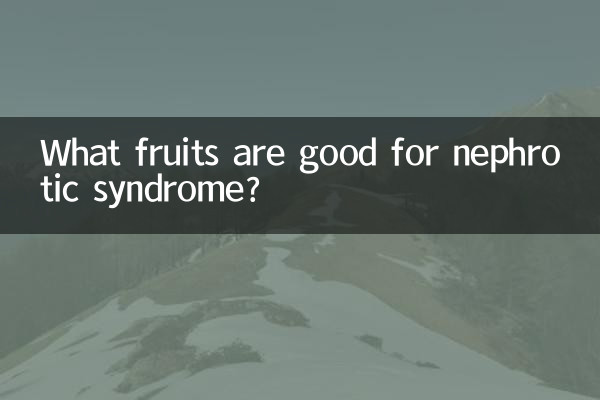 Welche Früchte sind gut für das nephrotische Syndrom?