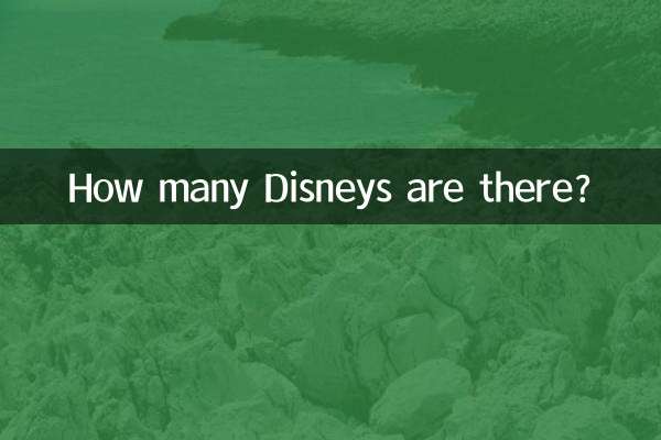 कितने डिज़्नी हैं?