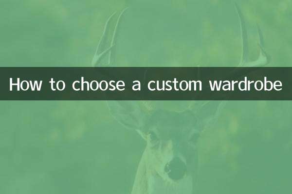 چگونه یک کمد لباس سفارشی انتخاب کنیم