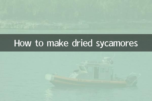 How to make dried sycamores