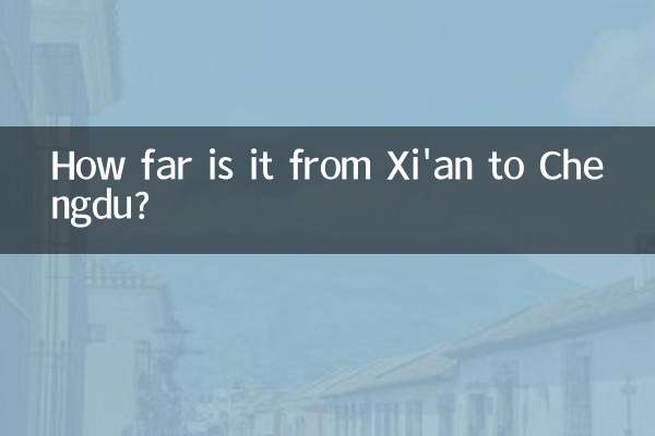 فاصله شیان تا چنگدو چقدر است؟