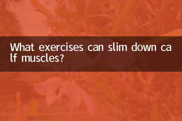 ¿Qué ejercicios pueden adelgazar los músculos de la pantorrilla?