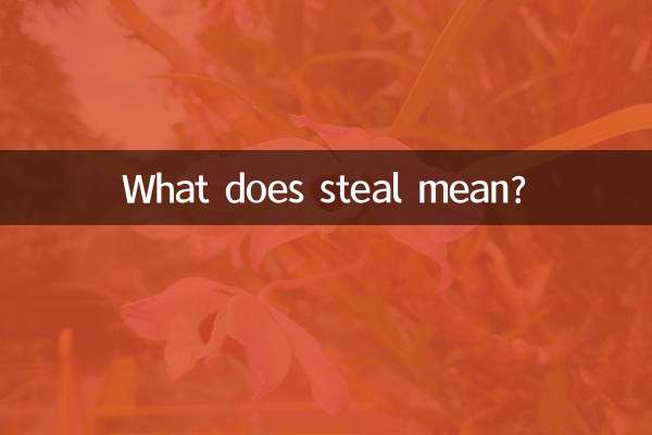 چوری کا کیا مطلب ہے؟