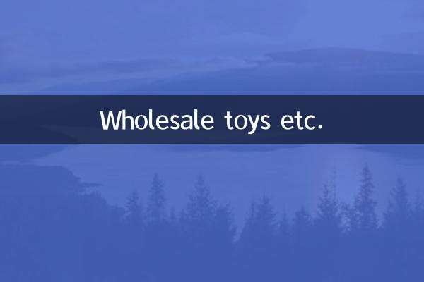 Giocattoli all'ingrosso ecc.