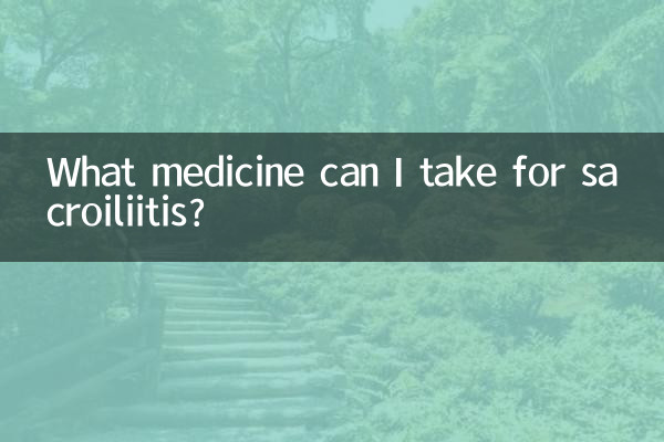 Che medicine posso prendere per la sacroileite?